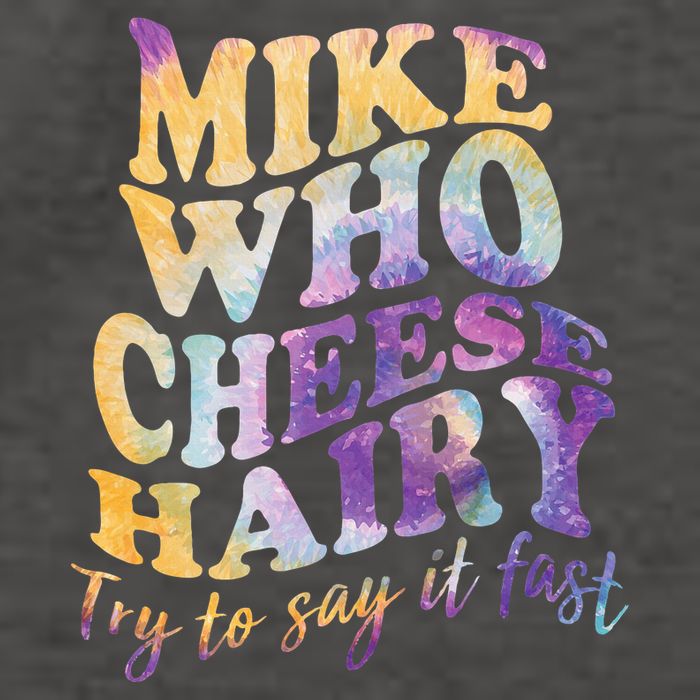 Mike who cheese hairy funny memeadultsocial media joke Vector Backpack
