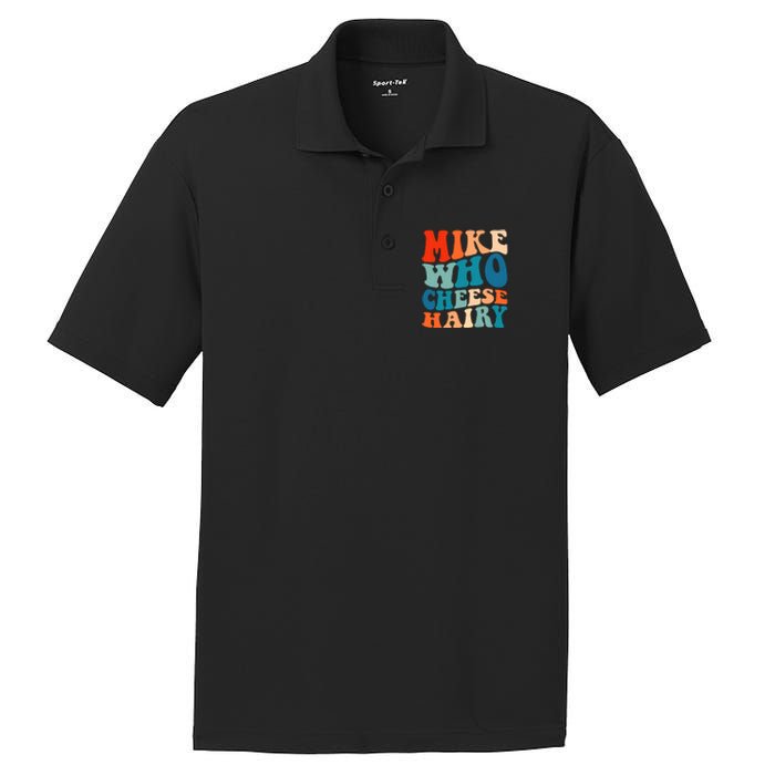 Mike Who Cheese Hairy Meme Adult Social Media Joke Funny PosiCharge RacerMesh Polo