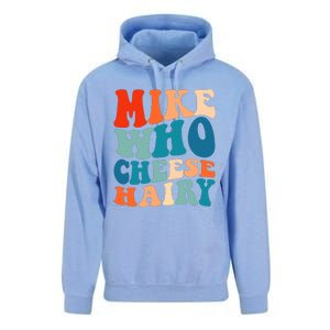 Mike Who Cheese Hairy Meme Adult Social Media Joke Funny Unisex Surf Hoodie