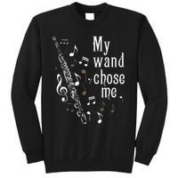 My Wand Chose Me Flute Player Flutist Marching Band Music Sweatshirt