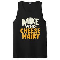 Mike Who Cheese Hairy Funny Meme Sarcastic Social Media Joke PosiCharge Competitor Tank