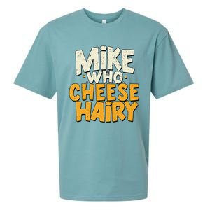 Mike Who Cheese Hairy Funny Meme Sarcastic Social Media Joke Sueded Cloud Jersey T-Shirt