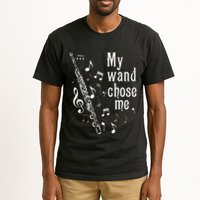 My Wand Chose Me Flute Player Flutist Marching Band Music Tall T-Shirt