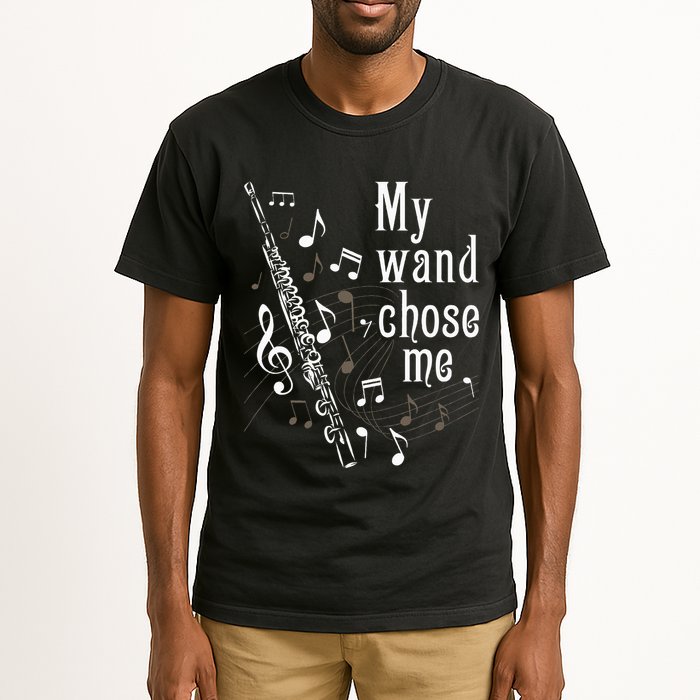 My Wand Chose Me Flute Player Flutist Marching Band Music Tall T-Shirt