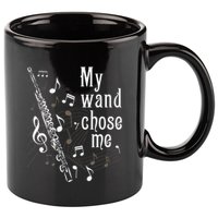 My Wand Chose Me Flute Player Flutist Marching Band Music 11oz C Handle Ceramic Mug
