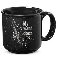 My Wand Chose Me Flute Player Flutist Marching Band Music 15oz Campfire Ceramic Mug