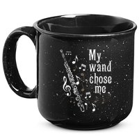 My Wand Chose Me Flute Player Flutist Marching Band Music 15oz Campfire Ceramic Mug