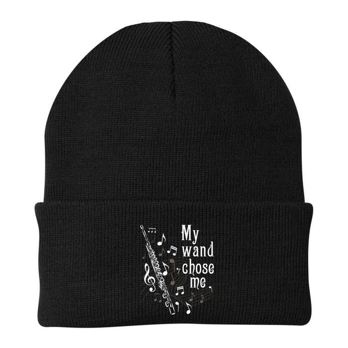 My Wand Chose Me Flute Player Flutist Marching Band Music Beanie