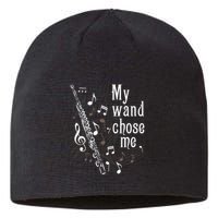 My Wand Chose Me Flute Player Flutist Marching Band Music Sustainable Beanie