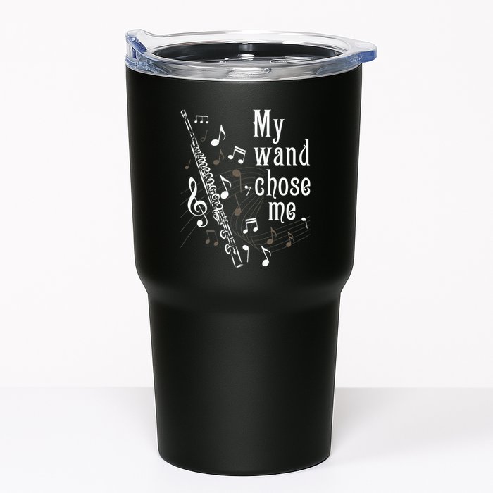 My Wand Chose Me Flute Player Flutist Marching Band Music Tumbler