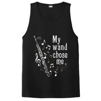 My Wand Chose Me Flute Player Flutist Marching Band Music PosiCharge Competitor Tank