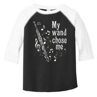 My Wand Chose Me Flute Player Flutist Marching Band Music Toddler Fine Jersey T-Shirt