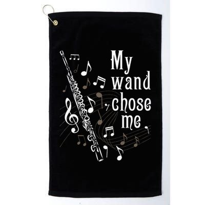 My Wand Chose Me Flute Player Flutist Marching Band Music Golf Towel