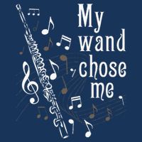My Wand Chose Me Flute Player Flutist Marching Band Music Infant Baby Jersey Bodysuit