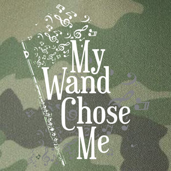 My Wand Chose Me Flutist Gifts Music Flute Legacy Tie Dye Trucker Hat