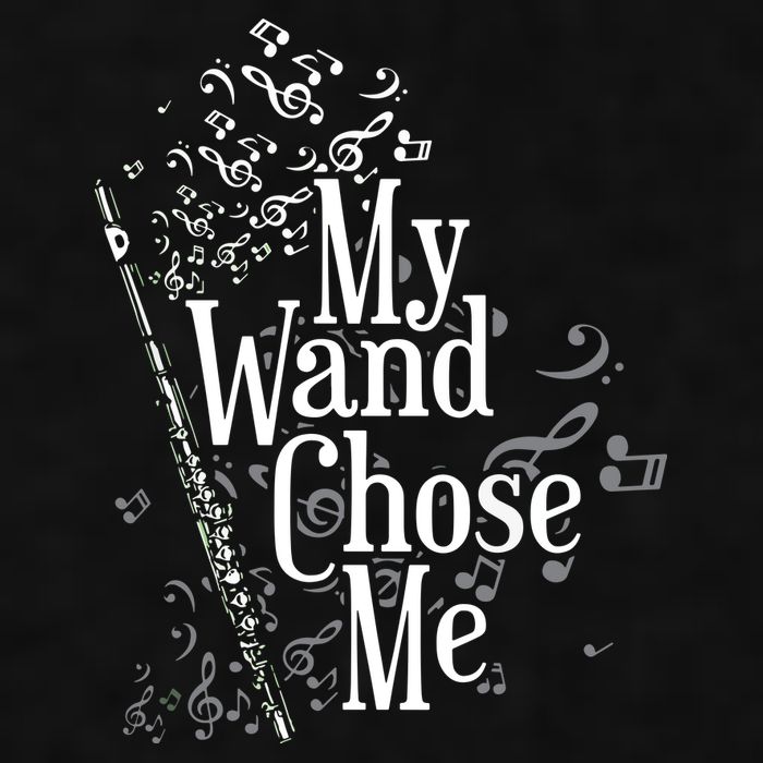 My Wand Chose Me Flutist Gifts Music Flute Ladies PosiCharge Tri-Blend Wicking Tank