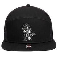 My Wand Chose Me Flutist Gifts Music Flute 7 Panel Mesh Trucker Snapback Hat