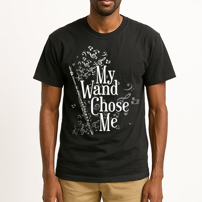 My Wand Chose Me Flutist Gifts Music Flute Tall T-Shirt