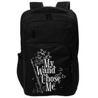 My Wand Chose Me Flutist Gifts Music Flute Impact Tech Backpack