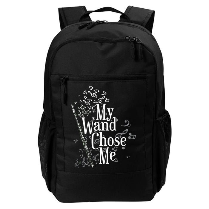 My Wand Chose Me Flutist Gifts Music Flute Backpack