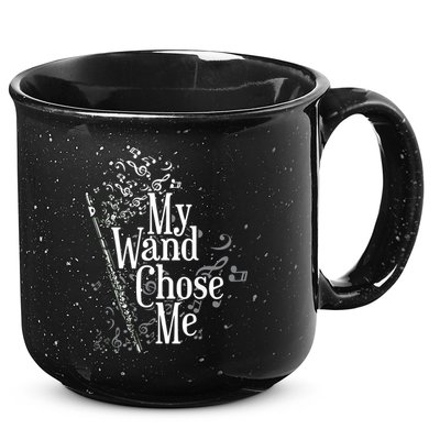 My Wand Chose Me Flutist Gifts Music Flute 15oz Campfire Ceramic Mug