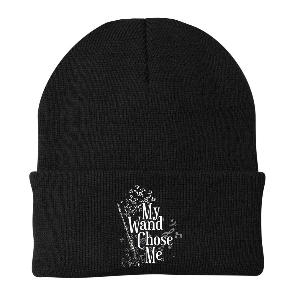 My Wand Chose Me Flutist Gifts Music Flute Beanie