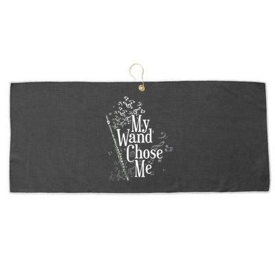 My Wand Chose Me Flutist Gifts Music Flute Large Microfiber Waffle Golf Towel
