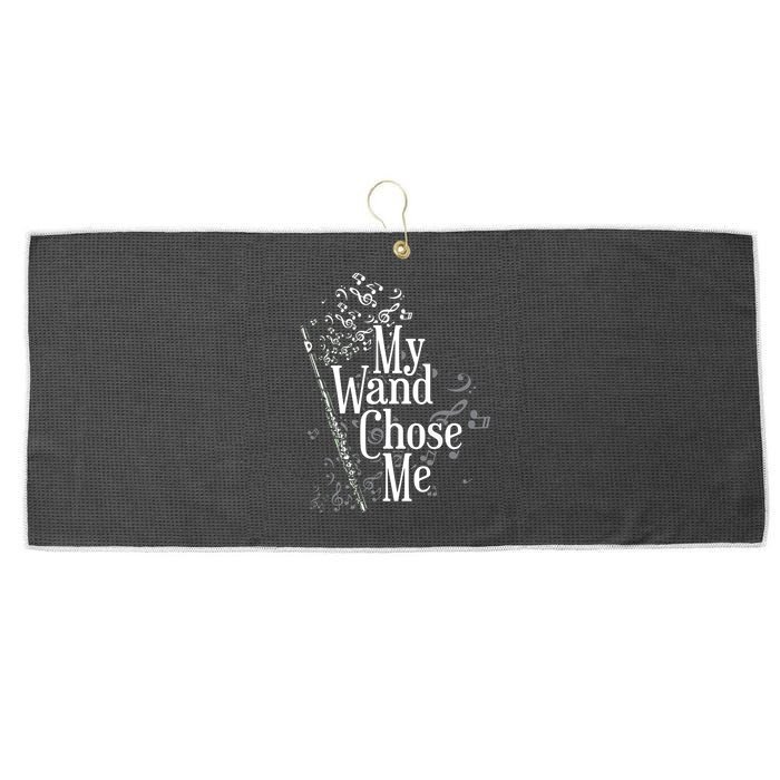 My Wand Chose Me Flutist Gifts Music Flute Large Microfiber Waffle Golf Towel