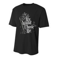 My Wand Chose Me Flutist Gifts Music Flute Youth Performance Sprint T-Shirt