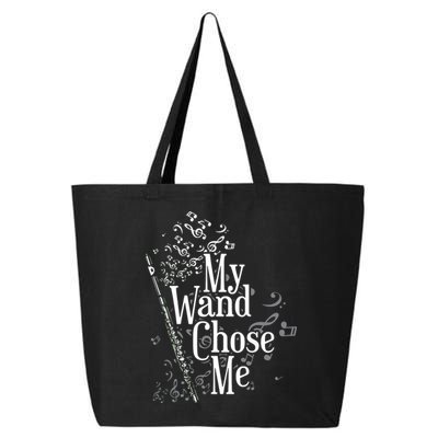 My Wand Chose Me Flutist Gifts Music Flute 25L Jumbo Tote