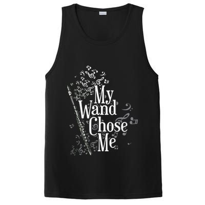 My Wand Chose Me Flutist Gifts Music Flute PosiCharge Competitor Tank
