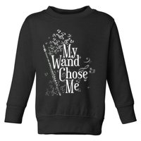 My Wand Chose Me Flutist Gifts Music Flute Toddler Sweatshirt