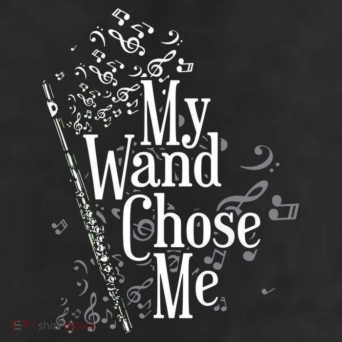 My Wand Chose Me Flutist Gifts Music Flute Trucker Hat