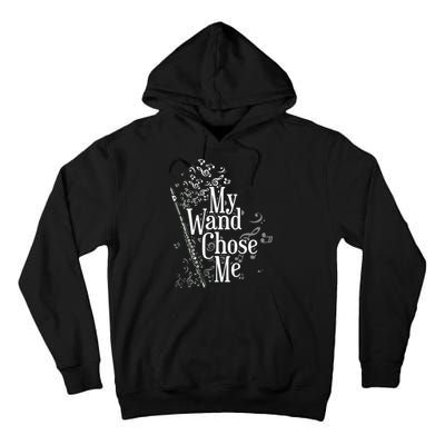 My Wand Chose Me Flutist Gifts Music Flute Tall Hoodie