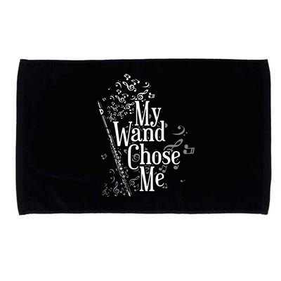 My Wand Chose Me Flutist Gifts Music Flute Microfiber Hand Towel