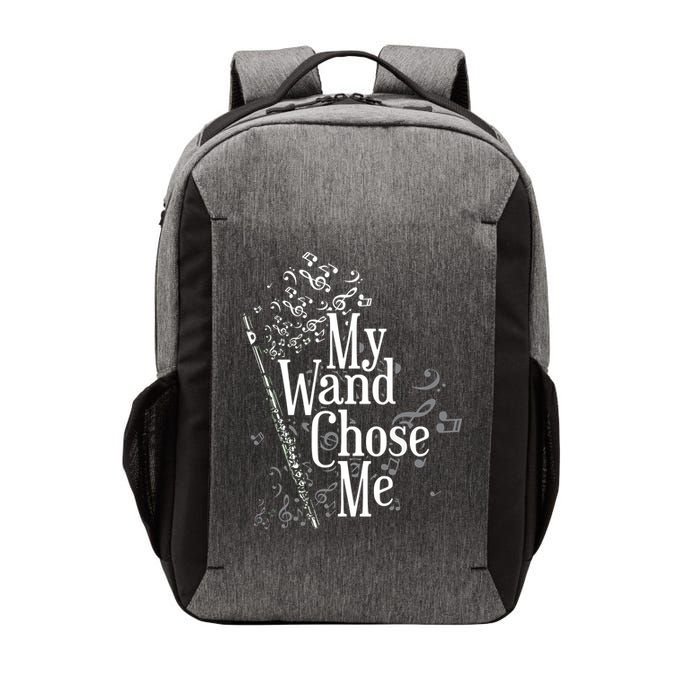 My Wand Chose Me Flutist Gifts Music Flute Vector Backpack