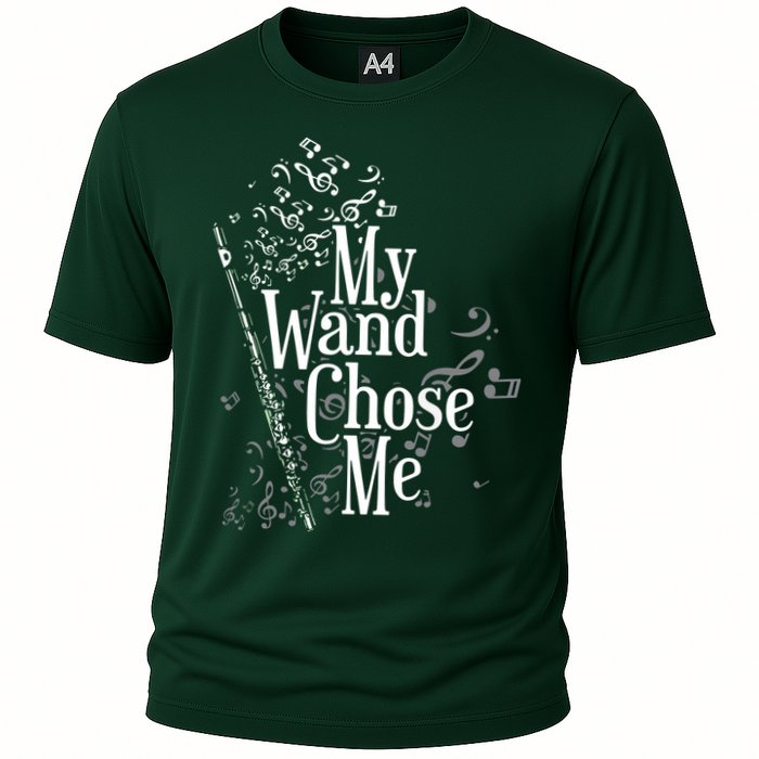 My Wand Chose Me Flutist Gifts Music Flute Performance Shirt