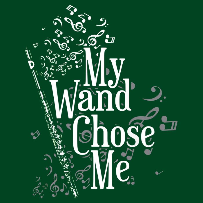 My Wand Chose Me Flutist Gifts Music Flute Performance Shirt