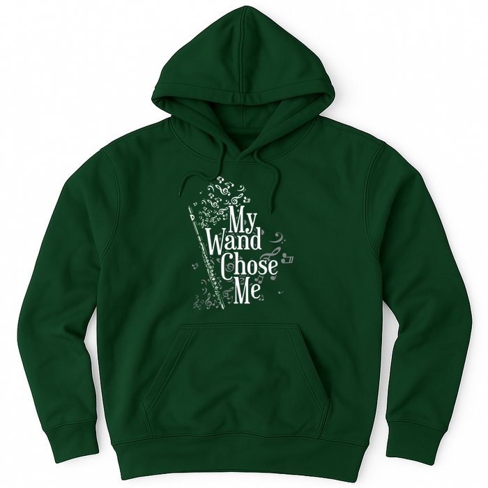 My Wand Chose Me Flutist Gifts Music Flute Hoodie