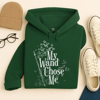 My Wand Chose Me Flutist Gifts Music Flute Hoodie