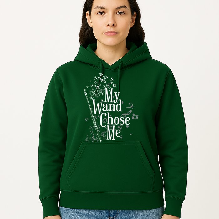 My Wand Chose Me Flutist Gifts Music Flute Hoodie