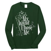 My Wand Chose Me Flutist Gifts Music Flute Long Sleeve Shirt