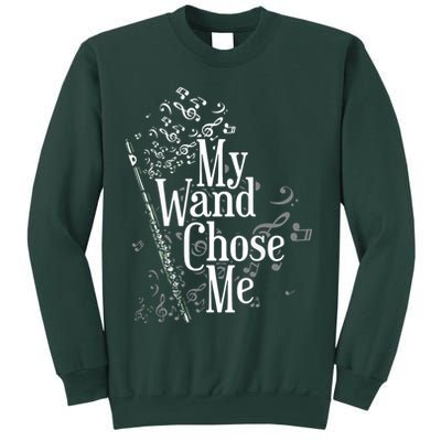 My Wand Chose Me Flutist Gifts Music Flute Sweatshirt