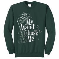 My Wand Chose Me Flutist Gifts Music Flute Sweatshirt