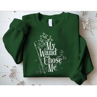 My Wand Chose Me Flutist Gifts Music Flute Sweatshirt