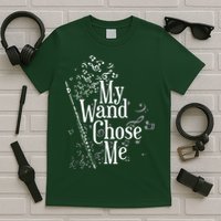 My Wand Chose Me Flutist Gifts Music Flute T-Shirt