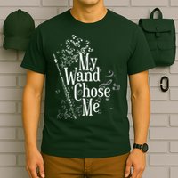 My Wand Chose Me Flutist Gifts Music Flute T-Shirt