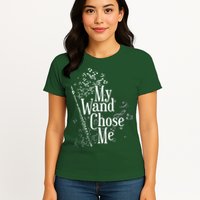 My Wand Chose Me Flutist Gifts Music Flute Womens T-Shirt