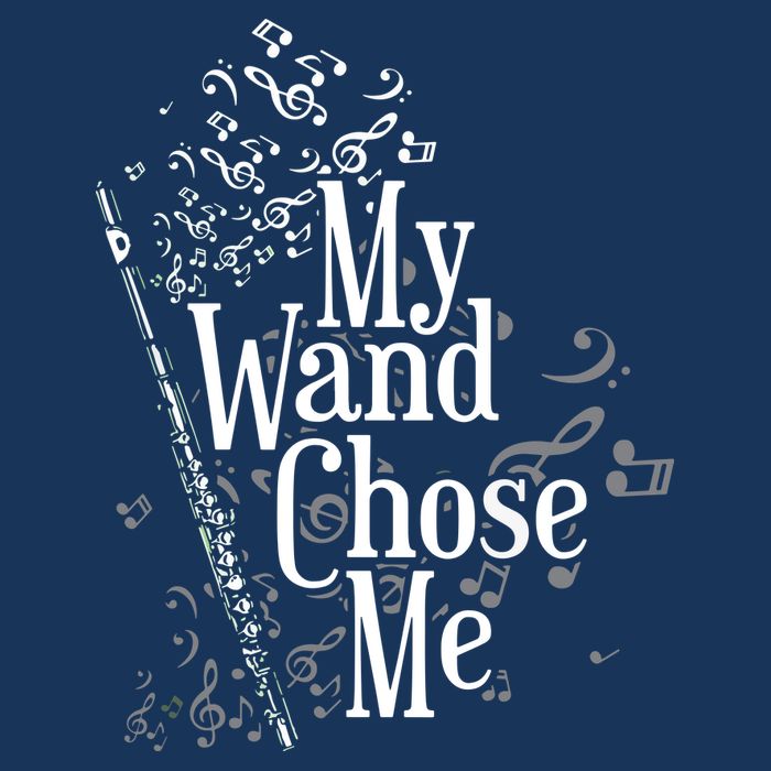 My Wand Chose Me Flutist Gifts Music Flute Infant Baby Jersey Bodysuit