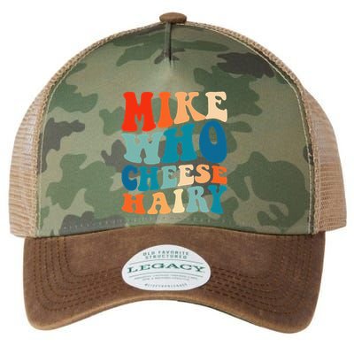 Mike Who Cheese Hairy Meme Adult Social Media Joke Funny Legacy Tie Dye Trucker Hat